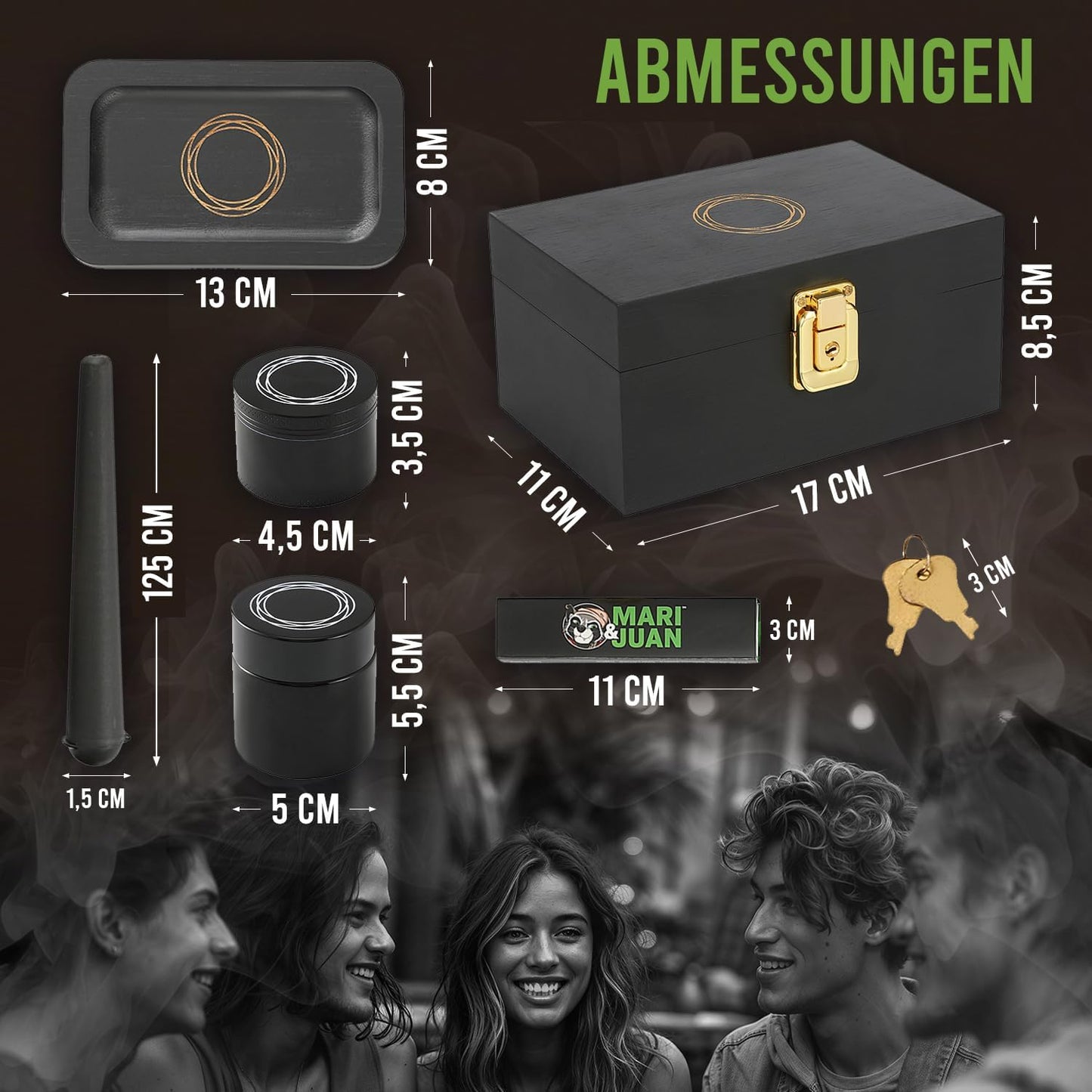 Grinder Box aus Bambusholz