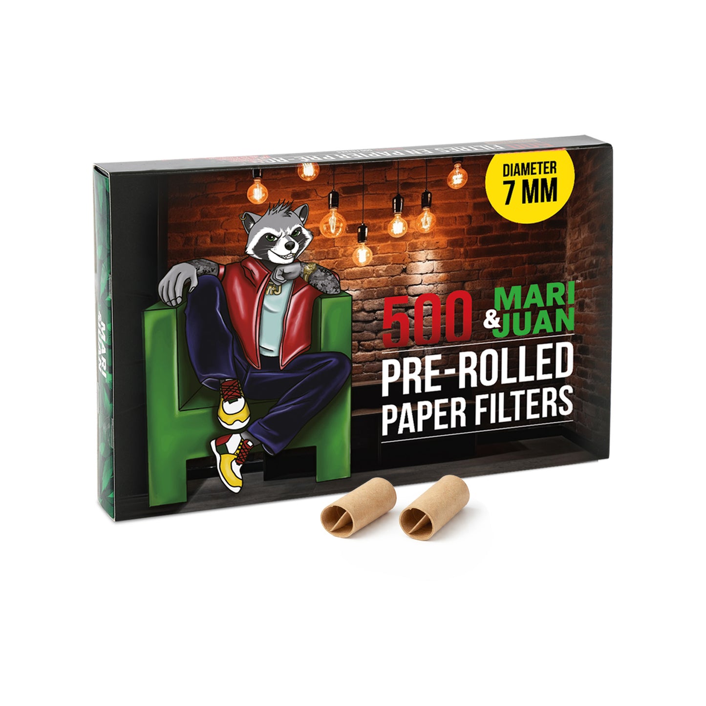 500 vorgedrehte Filter (ø7 mm)