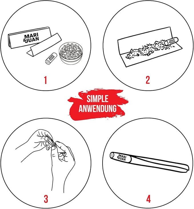 Mari & Juan 100 Aktivkohlefilter SLIM Size I 5.9mm dünne Filter mit Aktivkohle auf Kokosnussbasis, 100 Stück, Weiß I Schadstoffärmeres Raucherlebnis - Mari & Juan