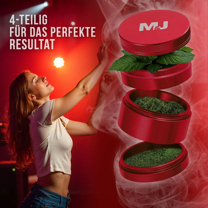 Grinder (ø5 cm) Aluminium rot