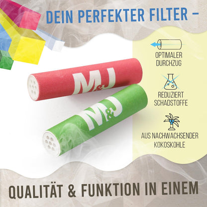 555 Aktivkohlefilter Slim Size (6 mm)