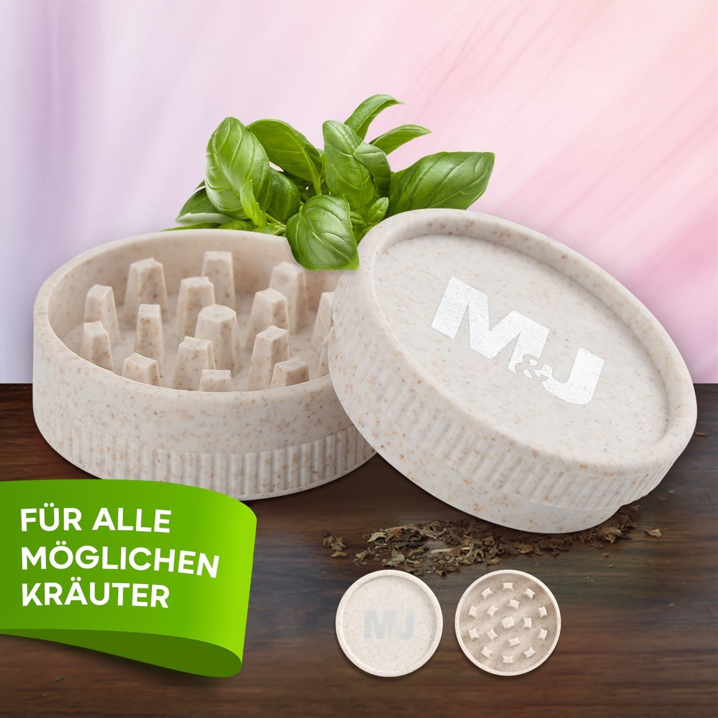 Bio Grinder (ø5,4 cm) weiß