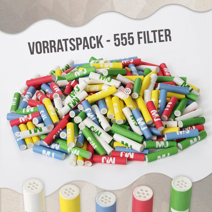 555 Aktivkohlefilter Slim Size (6 mm)