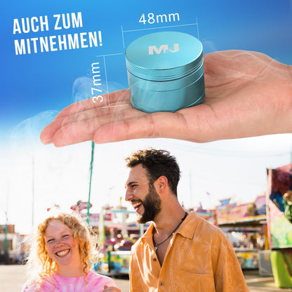 Grinder (ø5 cm) Aluminium blau