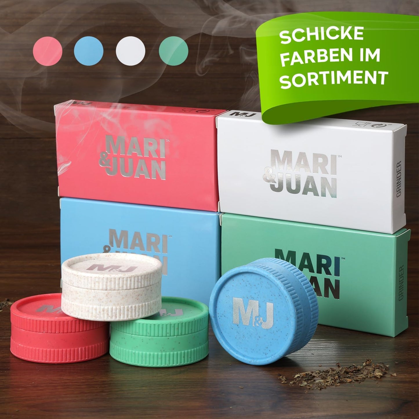 Bio Grinder (ø5,4 cm) weiß