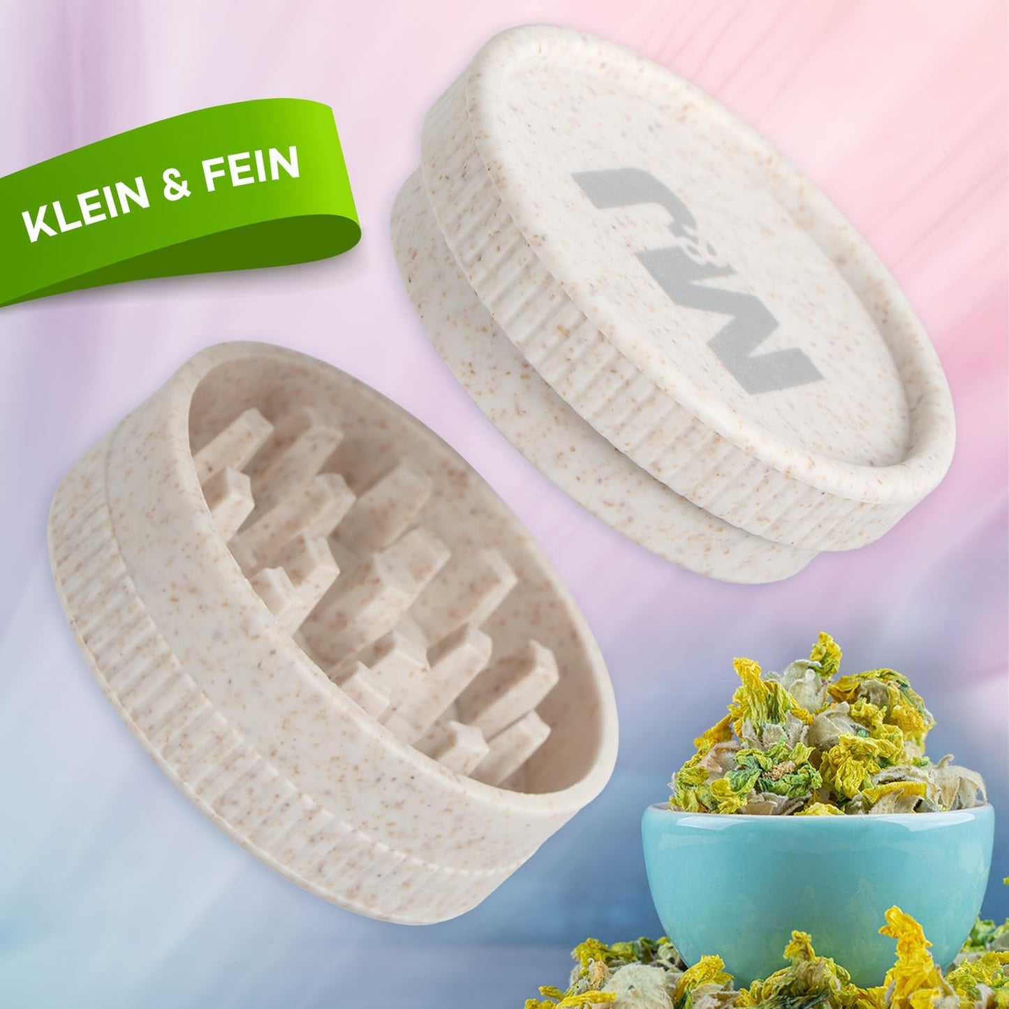 Bio Grinder (ø5,4 cm) weiß