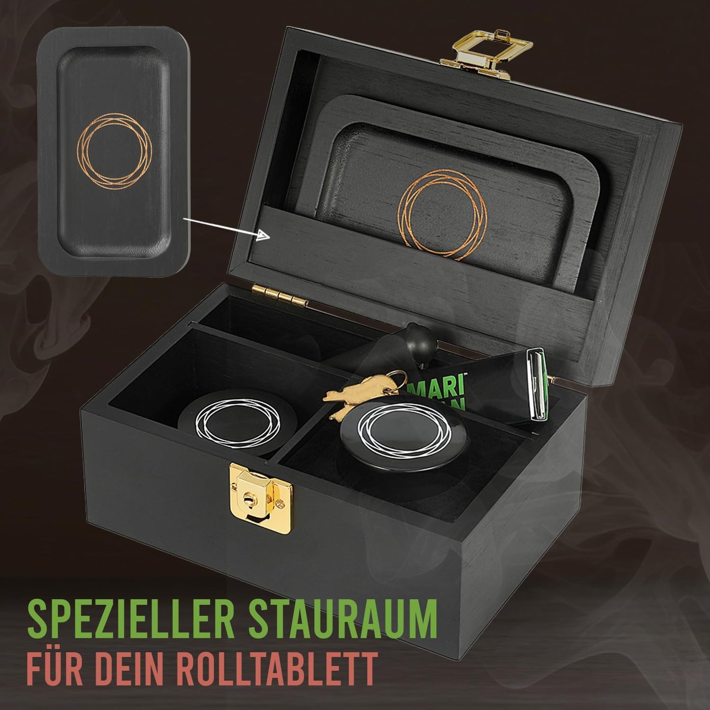 Grinder Box aus Bambusholz