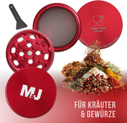 Grinder (ø5 cm) Aluminium rot