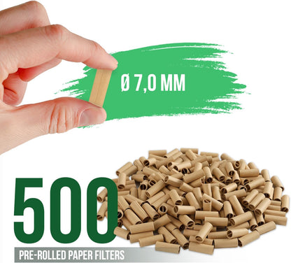 500 vorgedrehte Filter (ø7 mm)