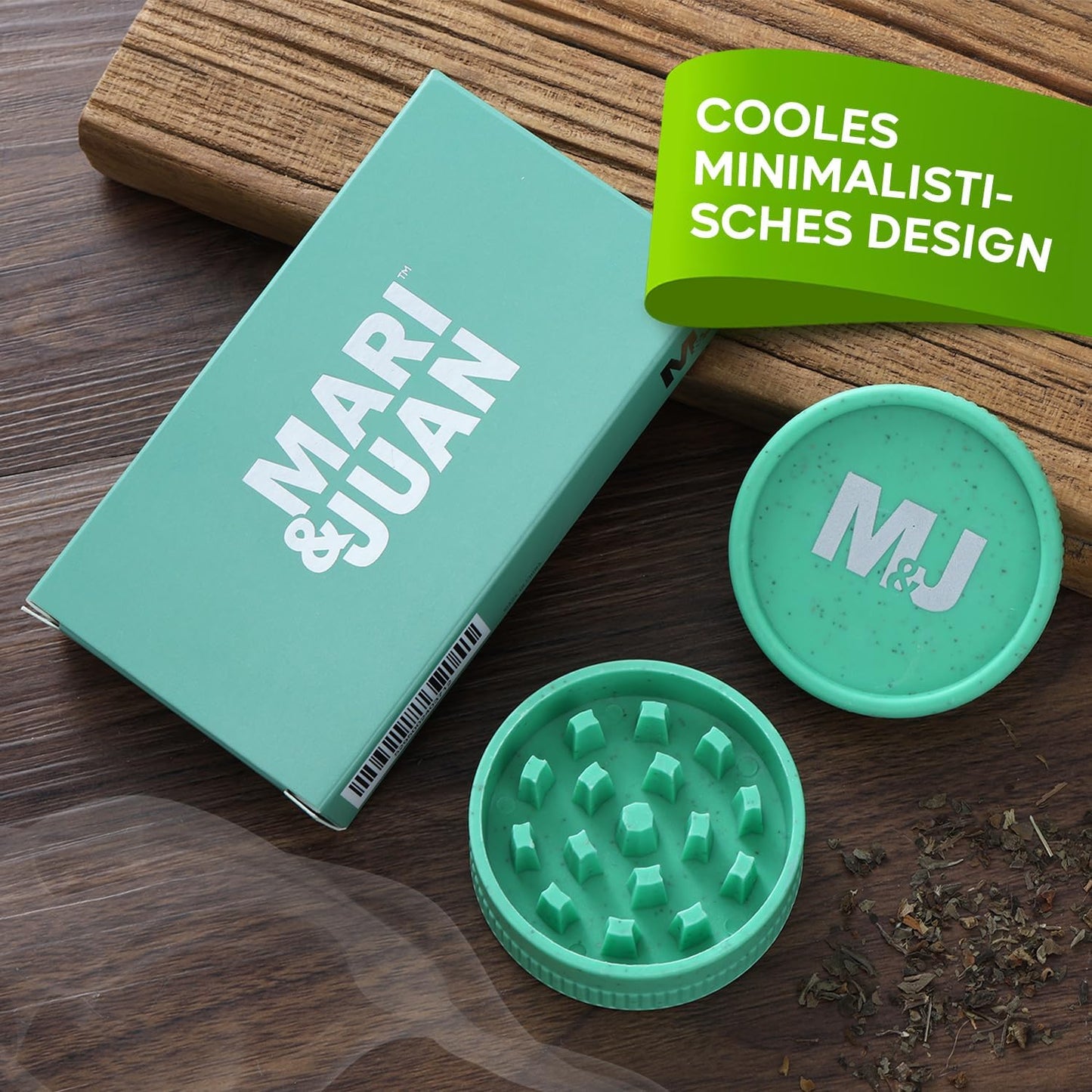 Bio Grinder (ø5,4 cm) grün