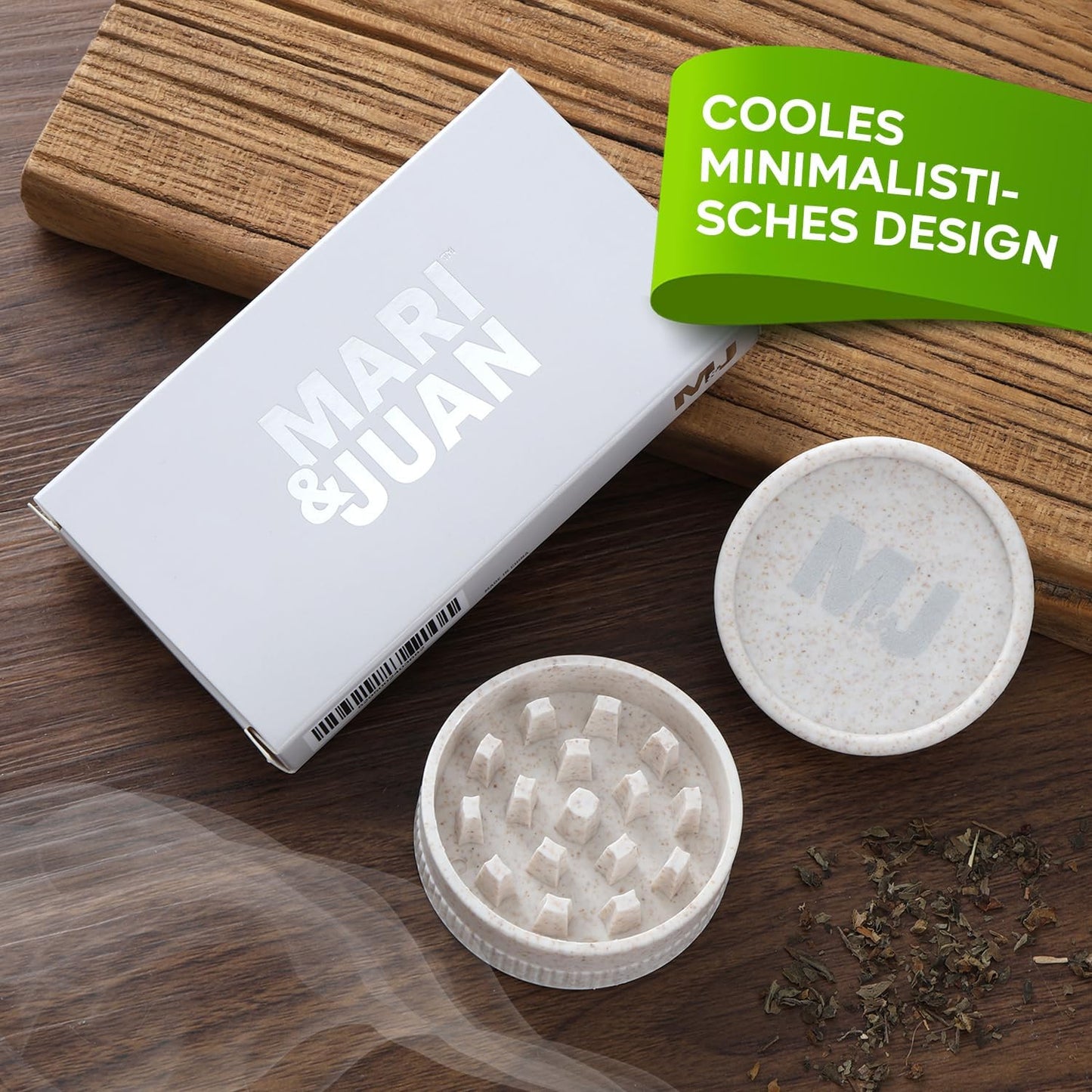 Bio Grinder (ø5,4 cm) weiß