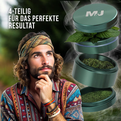 Grinder (ø5 cm) Aluminium grün