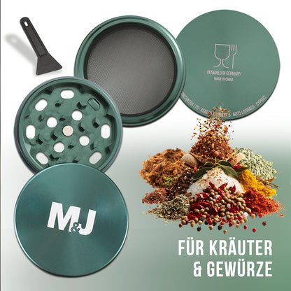 Grinder (ø5 cm) Aluminium grün