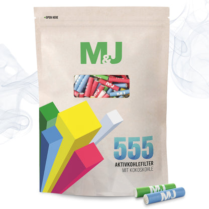 555 Aktivkohlefilter Slim Size (6 mm)